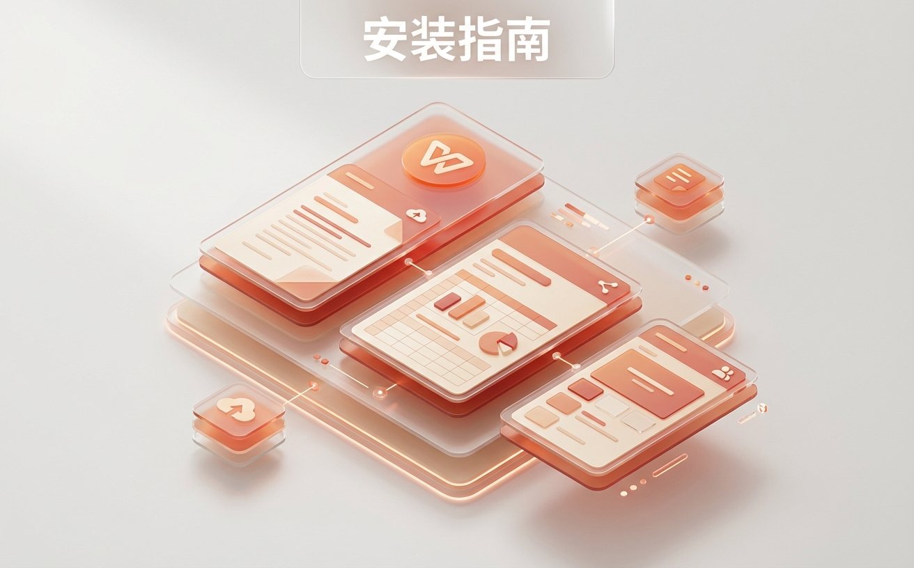 WPS Office 官方安装向导界面演示