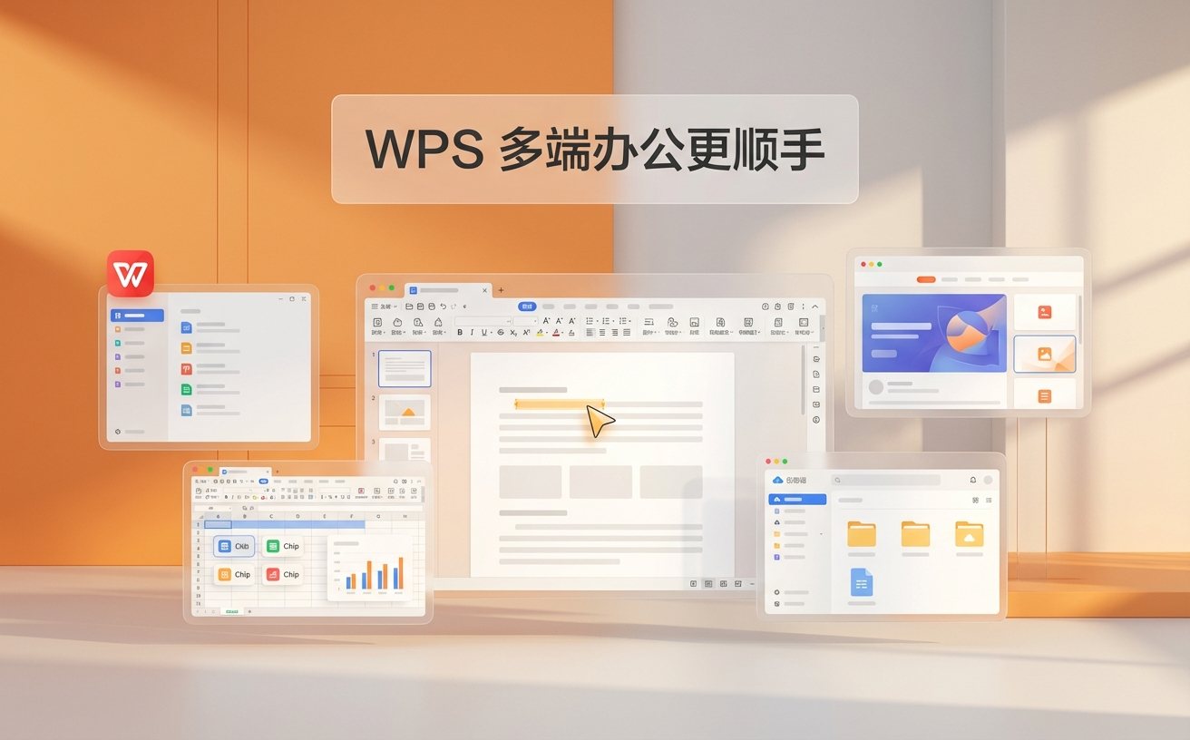 WPS核心功能卡片展示